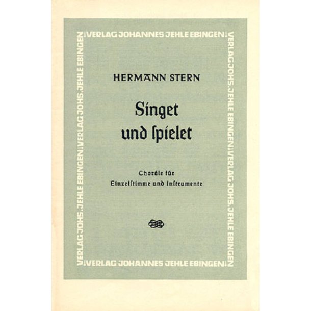 Stern: Singet und spielet
