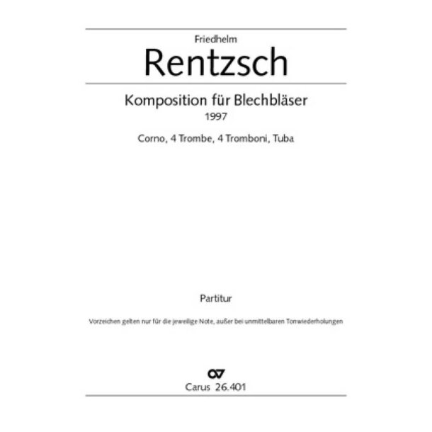 Komposition f&uuml;r Blechbl&auml;ser