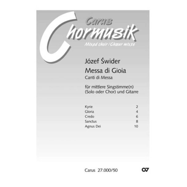 Messa di Gioia : Canti di Messa