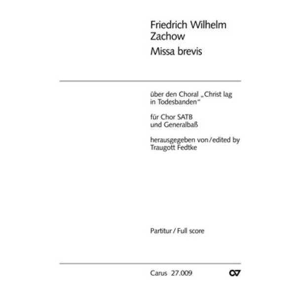 Missa brevis : &uuml;ber Christ lag in Todesbanden