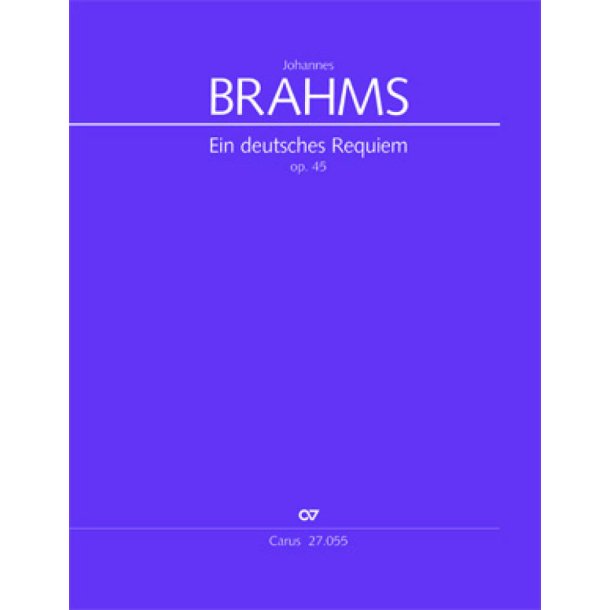 Ein deutsches Requiem : nach Worten der Heiligen Schrift