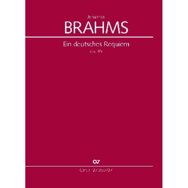 Ein deutsches Requiem : nach Worten der Heiligen Schrift