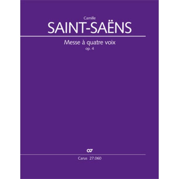 Messe A Quatre Voix : Full Score