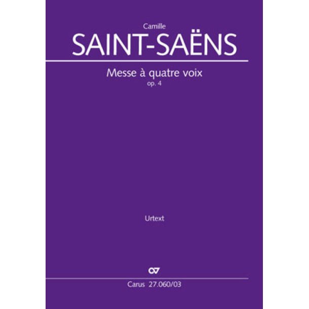 Messe A Quatre Voix