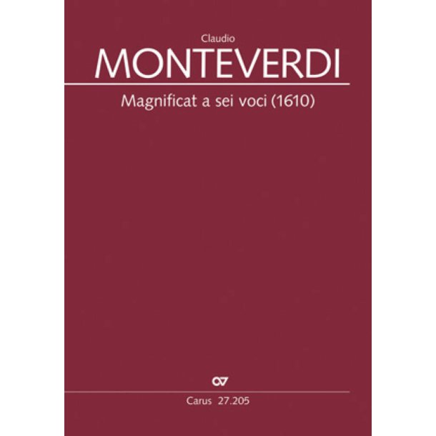 Magnificat a sei voci : g-Moll