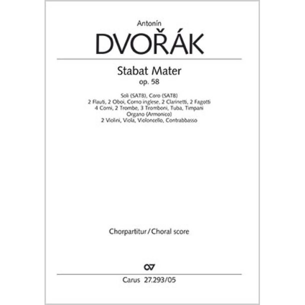 Stabat Mater : Version for chamber orchestra op. 58, 1876/1877