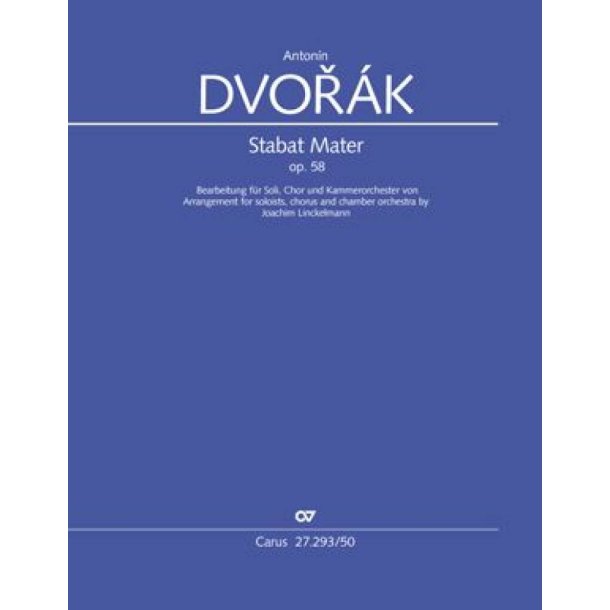 Stabat Mater : Version for chamber orchestra op. 58, 1876/1877