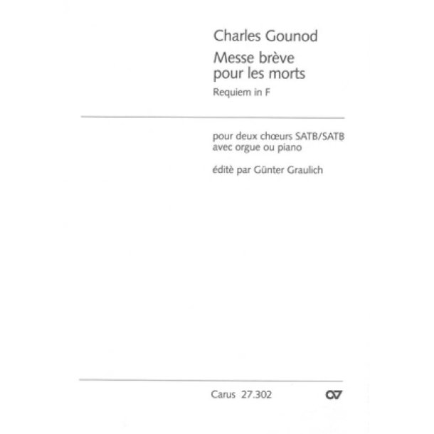Messe br&egrave;ve pour les morts en fa majeur : Requiem in F