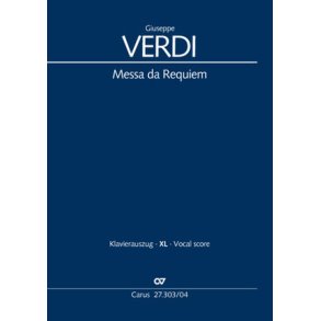 Messa Da Requiem : Vocal Score XL in Large Print