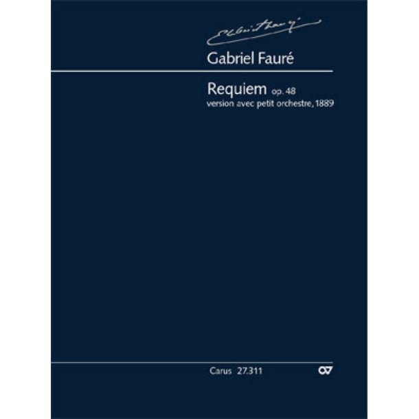 Requiem : Fassung mit kleinem Orchester