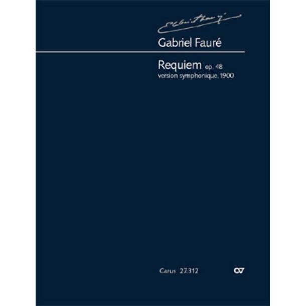 Requiem : Fassung f&uuml;r Sinfonieorchester, XL grand format