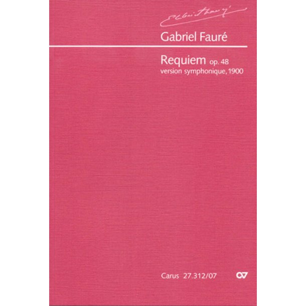 Requiem : Fassung f&uuml;r Sinfonieorchester