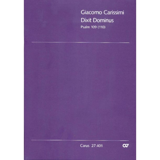Dixit Dominus : Psalm 109 110