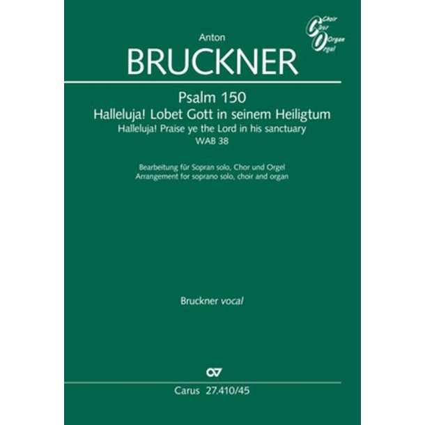 Halleluja! Praise ye the Lord in his sanctuary : C major - WAB 38