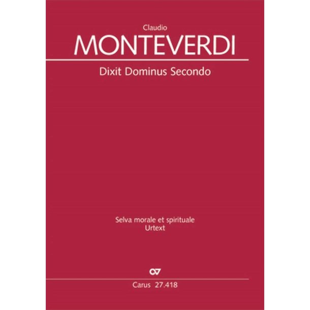 Dixit Dominus Secondo : Aus Selva Morale et Spirituale - SV 264