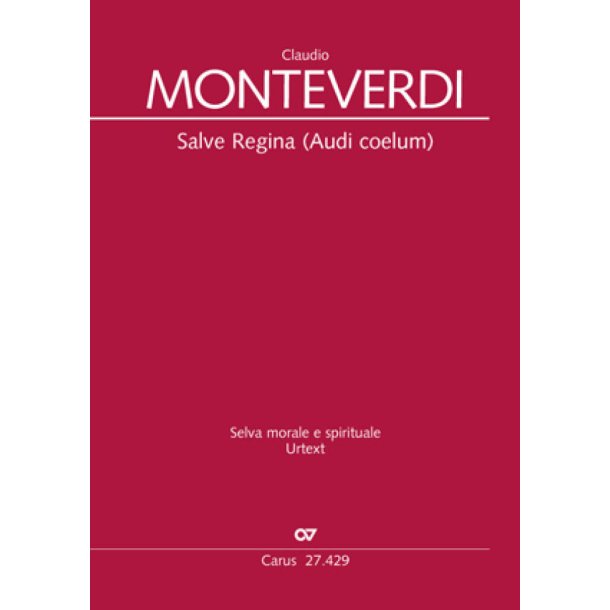 Salve Regina (Audi Coelum) : from Selva Morale et Spirituale