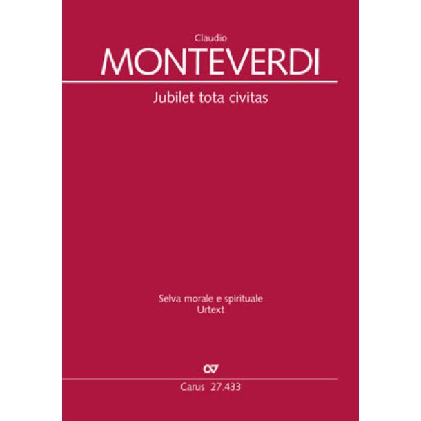 Jubilet tota civitas : aus: Selva morale et spirituale SV 286