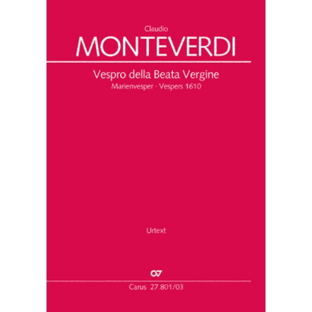 Vespro della Beata Vergine : Marienvesper