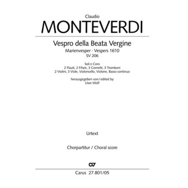 Vespro della Beata Vergine : Marienvesper