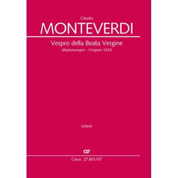 Vespro della Beata Vergine : Marienvesper