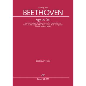 Agnus Dei - A flat major : Based on the Adagio of the Piano Sonata No. 5