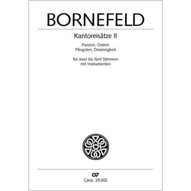 Kantoreis&auml;tze II : Passion, Ostern, Pfingsten, Dreieinigkeit 1938/48