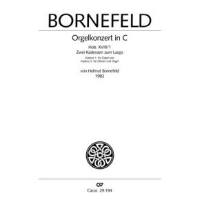 Orgelkonzert in C : Zwei Kadenzen zum Largo