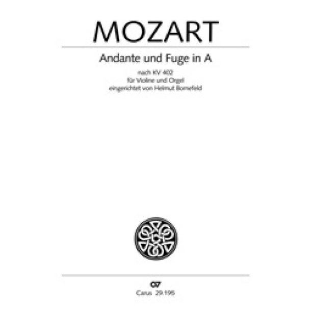 Andante und Fuge in A : A-Dur