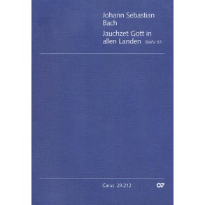 Jauchzet Gott in allen Landen : Kantate zum 15. Sonntag nach Trinitatis