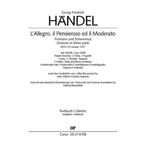 L'Allegro, il Pensieroso ed il Moderato : Oratorium in drei Teilen