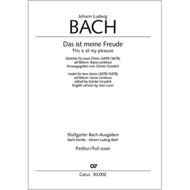 Das ist meine Freude : Motette
