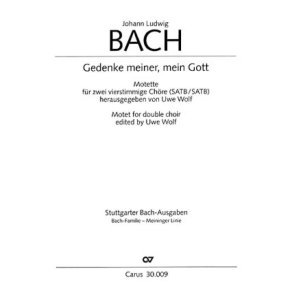 Gedenke meiner, mein Gott : Motette