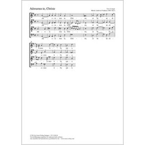 Adoramus te, Christe [Wir beten dich an, Christus]