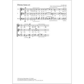 Christus factus est : Christus war für uns gehorsam bis zum tod