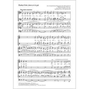 Danket Gott, denn er ist gut