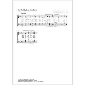 Ein Danklied sei dem Herrn : Es-Dur