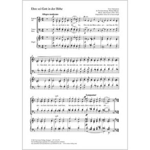 Ehre sei Gott in der Höhe : F-Dur