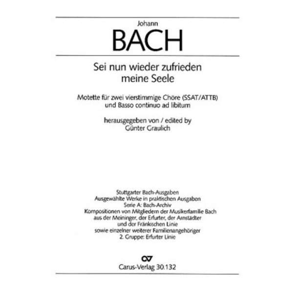 Sei nun wieder zufrieden