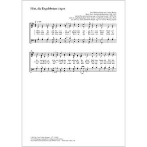 Hört, die Engelsboten singen : G-Dur
