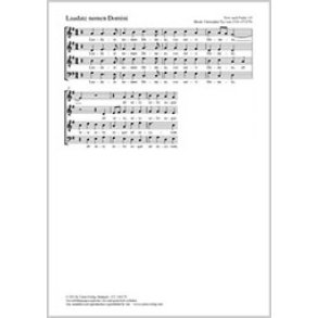 Laudate nomen Domini : G-Dur