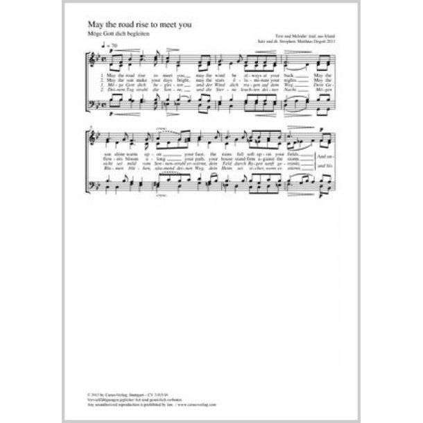 May the road rise to meet you : M&ouml;ge Gott dich begleiten