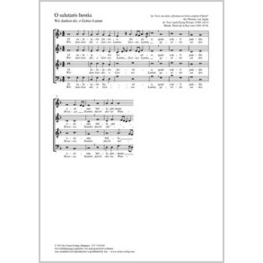 O salutaris hostia [Wir danken dir, o Gottes Lamm]