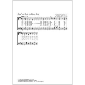 O ew'ger Gott, wir bitten dich