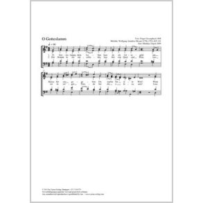 O Gotteslamm : G-Dur