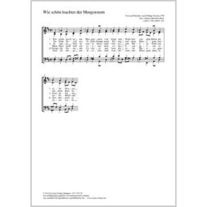 Wie schön leuchtet der Morgenstern : F-Dur