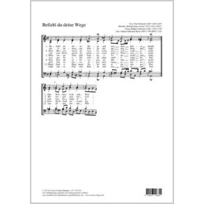 Befiehl du deine Wege : dorisch