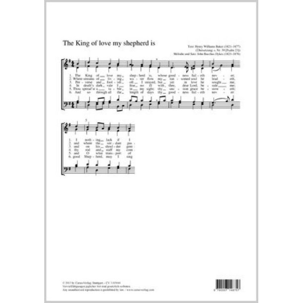 The King of love my sheperd ist : G-Dur