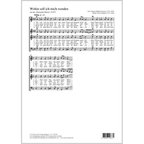 Wohin soll ich mich wenden : aus: Deutsche Messe