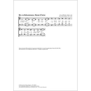 Bis willekommen, Herre Christ : dorisch