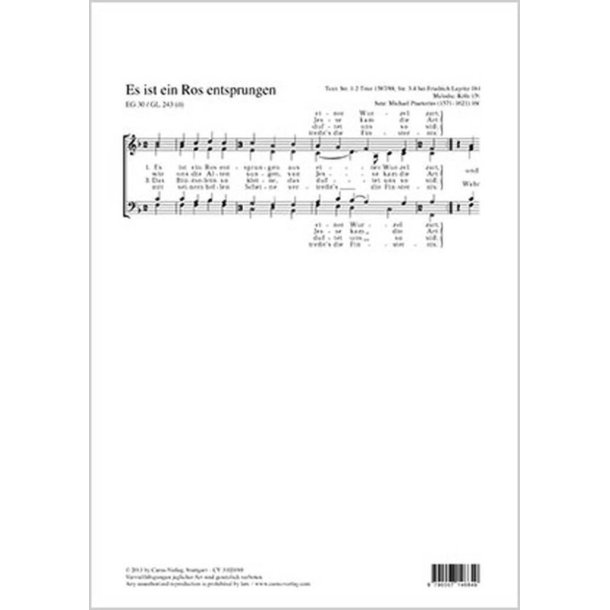 Es ist ein Ros entsprungen : F-Dur